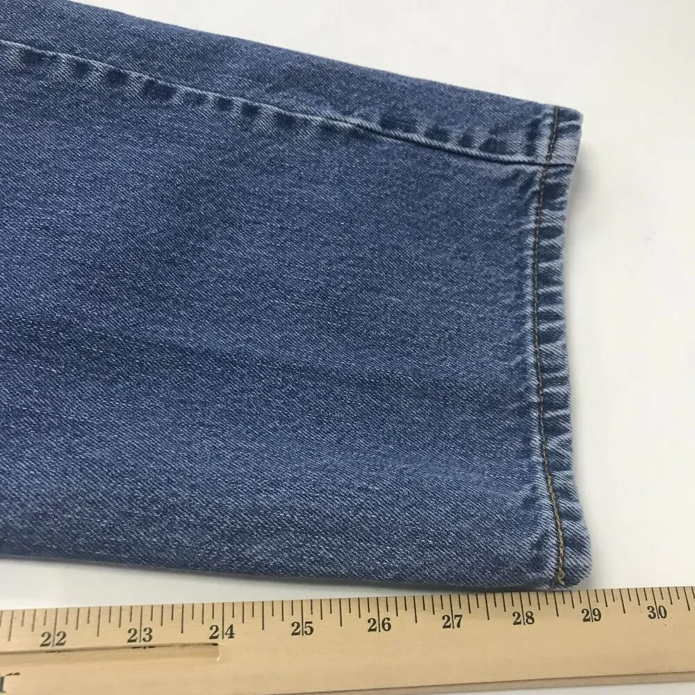 Levis 505 Regular Fit Jean Mens 40 * 30 Medium Blue 100% Cotton Pockets Denim